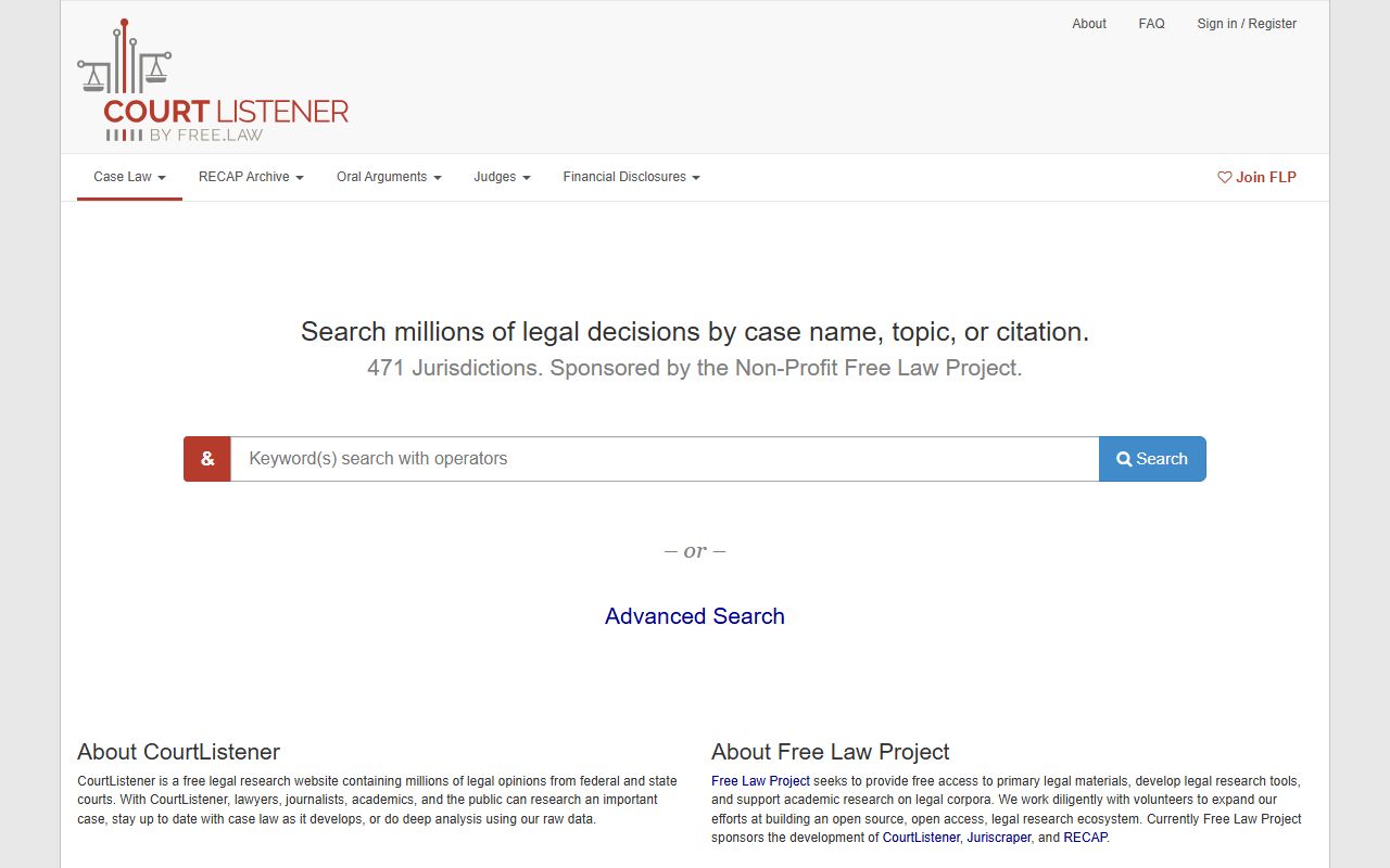 Grenada County federal court records search through the CourtListener opinion archive