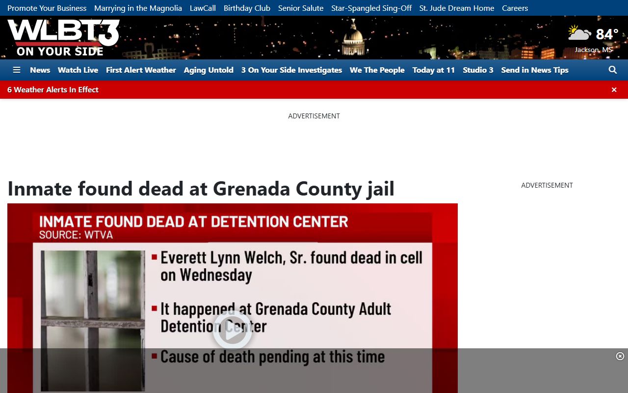 Grenada County arrest records and charges in recent local jail news coverage