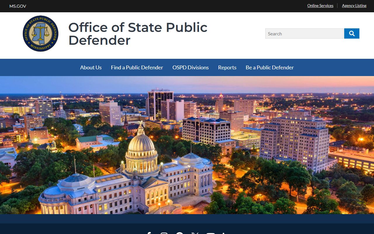 Grenada County criminal court records and the Mississippi Office of State Public Defender